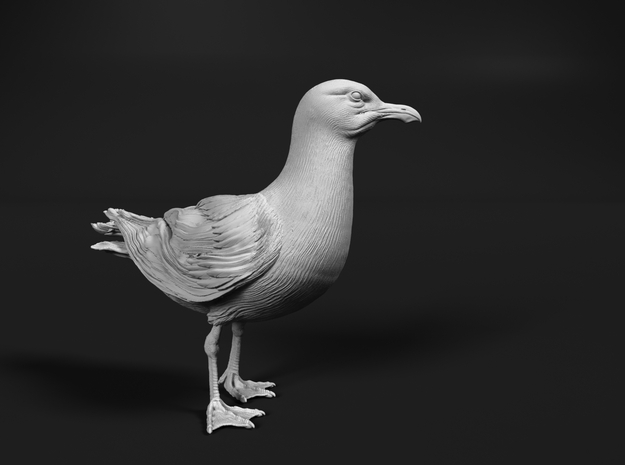 Herring Gull 1:16 Standing 1 in Tan Fine Detail Plastic