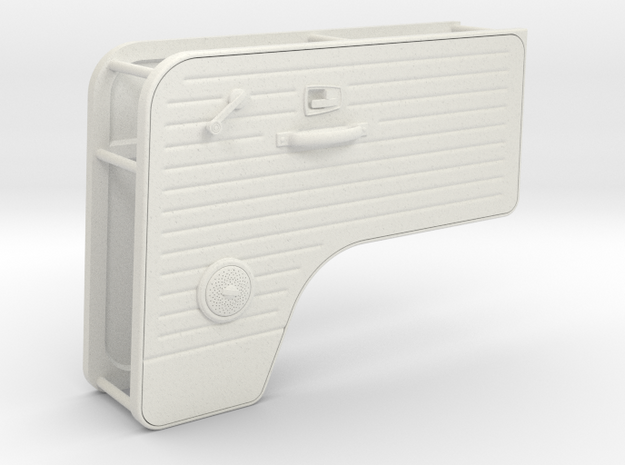 VW T2 DOOR CARD (x2) for REVELL 1:24 KIT in White Natural Versatile Plastic