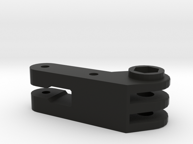 Spektrum DX5C thumb steering adapter in Black Natural Versatile Plastic