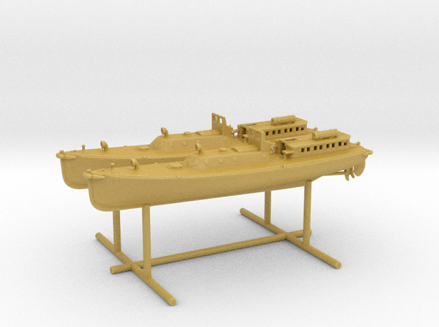 1/400 IJN 17m Admiral (pinnace) Boat Set in Tan Fine Detail Plastic