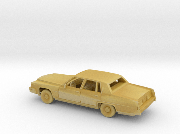 1/76 1977-79 Cadillac Fleetwood Brougham Kit in Tan Fine Detail Plastic