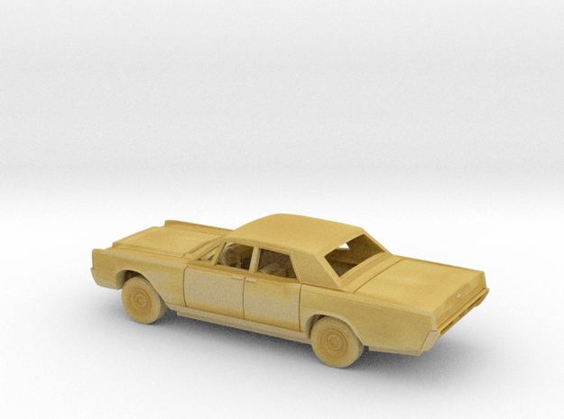 1/87 1969 Lincoln Continental Sedan Kit in Tan Fine Detail Plastic