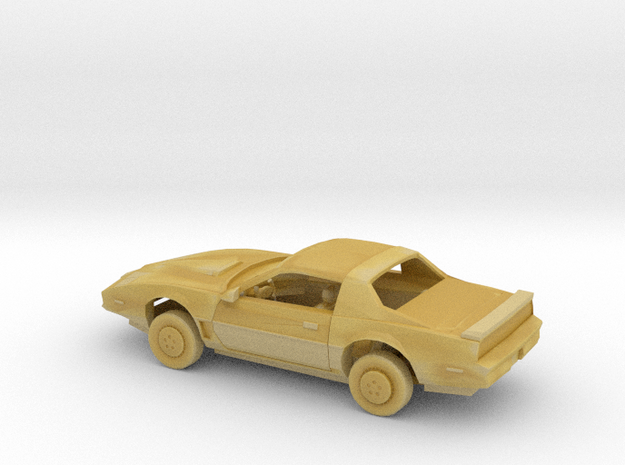 1/160 1980ties TV Show Car in Tan Fine Detail Plastic