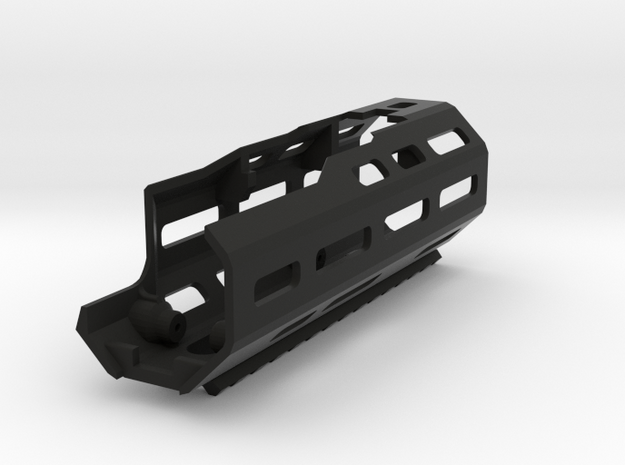 NE UZI middle M-lok railed handguard (16cm; 6.3")  in Black Natural Versatile Plastic