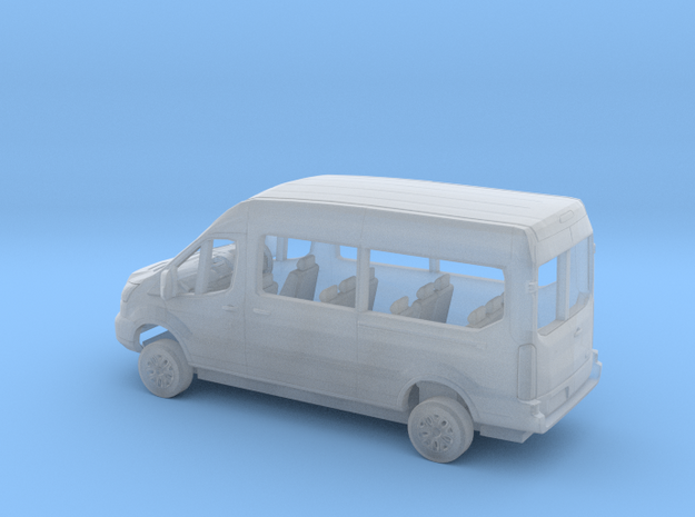 1/148 2018 Ford Transit Right Hand Drive Van Kit in Clear Ultra Fine Detail Plastic