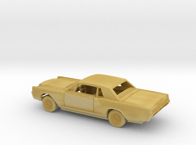 1/87 1966-68  Lincoln Continental Coupe Kit in Tan Fine Detail Plastic