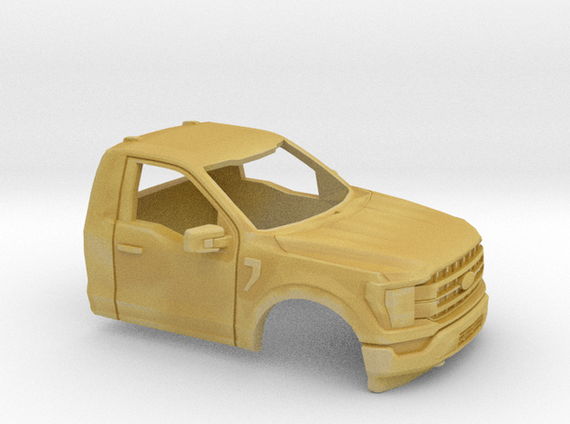 1/87 2021 Ford F150 Regular Cab Shell in Tan Fine Detail Plastic