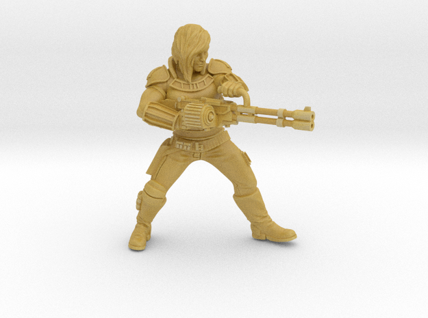 Veteran Mercenary in Tan Fine Detail Plastic