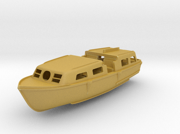 Lifeboat Motor Tender Boat 1/200 in Tan Fine Detail Plastic