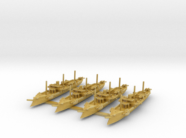 1/1250 Korietz Class Gunboat x4 in Tan Fine Detail Plastic