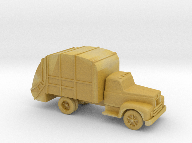 Garbage Truck - Nscale in Tan Fine Detail Plastic