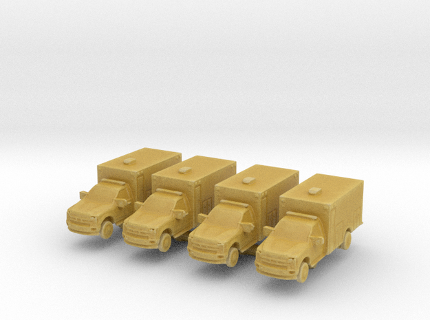 Ford F-550 Ambulance (x4) 1/350 in Tan Fine Detail Plastic