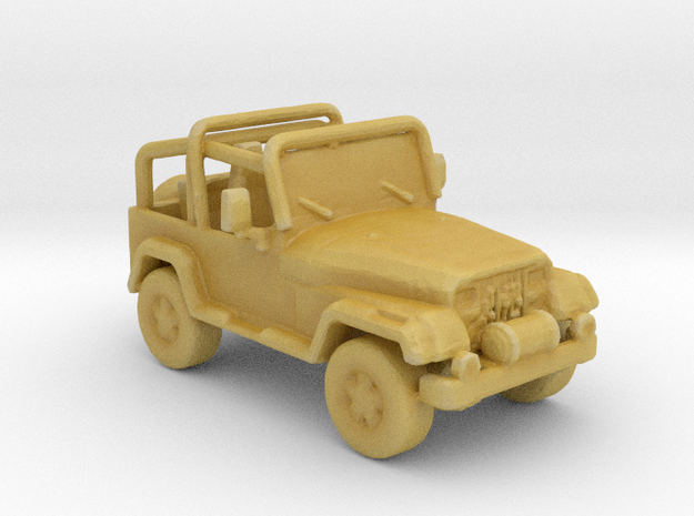  JP 1993 Jeep WranglerV2 1:160 scale in Tan Fine Detail Plastic