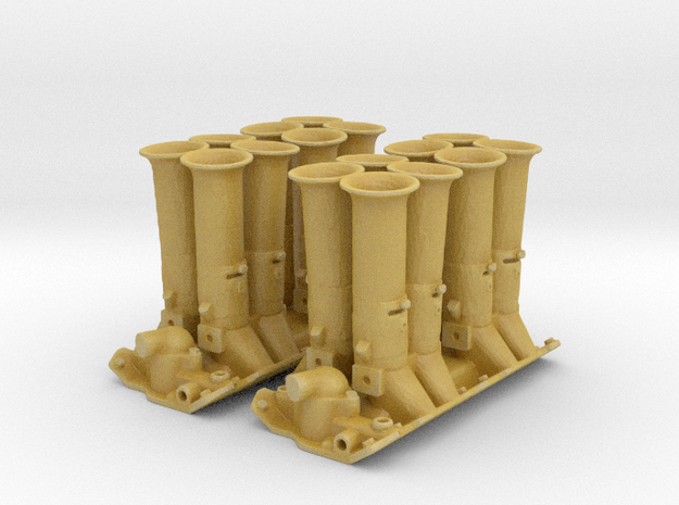 SBC Crower injection V1 x2 1/25 in Tan Fine Detail Plastic