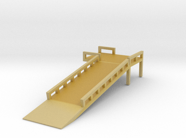 Boxcar Loading Ramp - Zscale in Tan Fine Detail Plastic