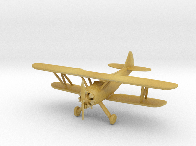 Waco UPF7 Biplane - 1:144scale in Tan Fine Detail Plastic