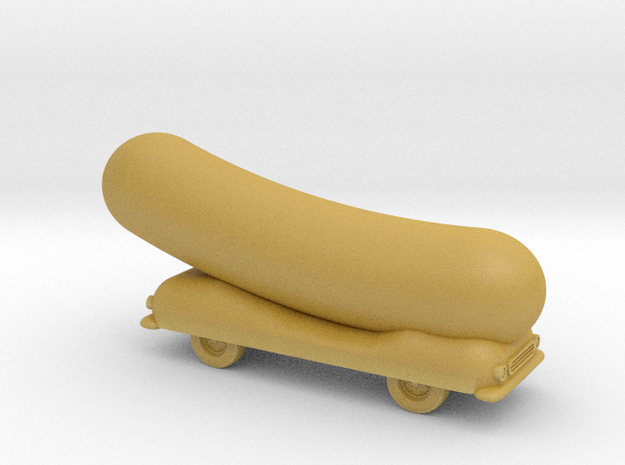 Weinermobile - HO scale in Tan Fine Detail Plastic