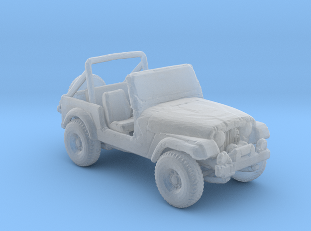 DOH 1979 Jeep CJ-7 (Daisy) 1:160 scale in Clear Ultra Fine Detail Plastic