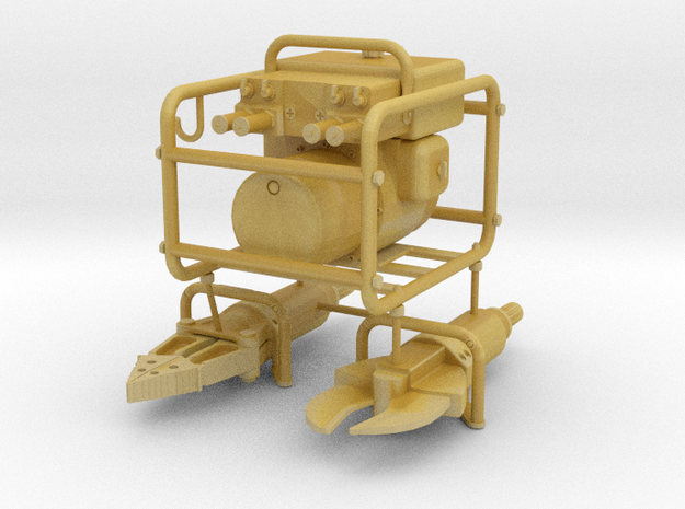 1-24_Jaws-of-life_pump_spreader_cutter in Tan Fine Detail Plastic