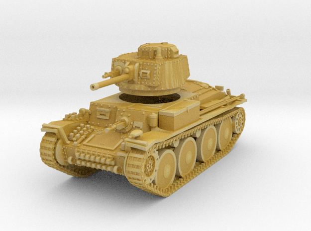 1/87 Pz.38t tank model in Tan Fine Detail Plastic