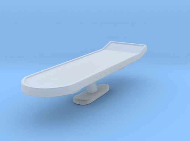 Back to the Future - Hoverboard - 1.24 in Clear Ultra Fine Detail Plastic