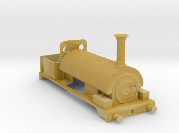 cambrian saddle tank + weatherboard in Tan Fine Detail Plastic