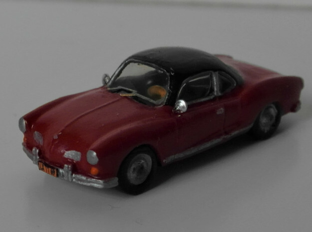 VW Karmann Ghia  1:87 HO in Tan Fine Detail Plastic