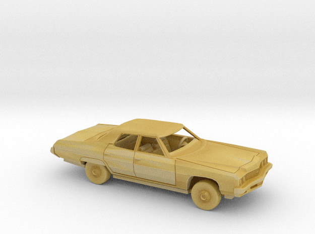 1/87 1973 Chevrolet Caprice Sedan Kit in Tan Fine Detail Plastic