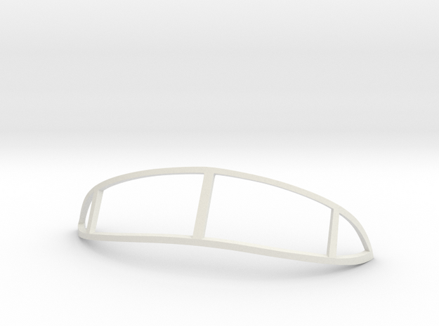 1/18 Hydra Schmidt Roadster Windscreen Frame in White Natural Versatile Plastic