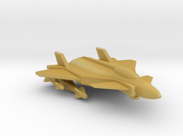 285 Scale Federation F-12 Fast Fighter MGL in Tan Fine Detail Plastic