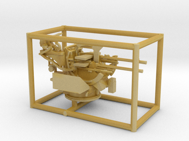 1/100 Breda 20mm 65 caliber Twin mount  Navy AA in Tan Fine Detail Plastic