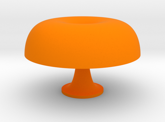 Artemide Nesso Table Lamp in Orange Processed Versatile Plastic