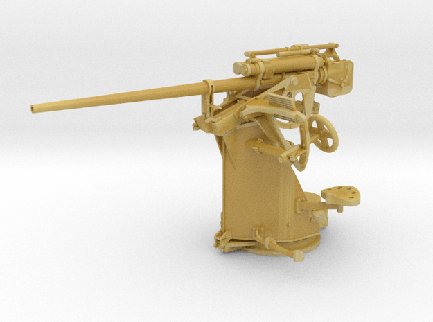 1/50 DKM 3.7 cm/L83 (1.5") SK C/30 Single Gun in Tan Fine Detail Plastic