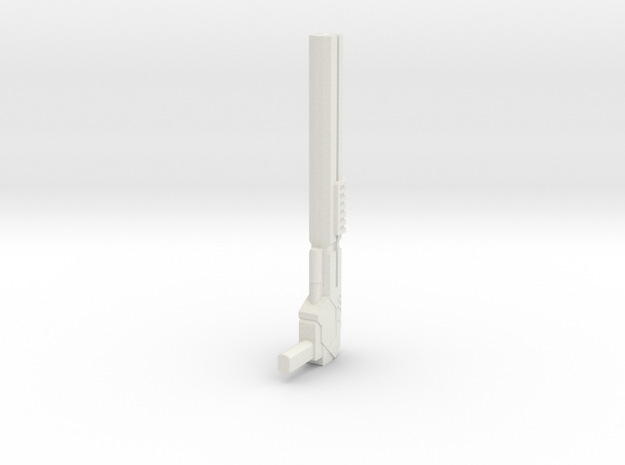Wreckers gun 03 in White Natural Versatile Plastic