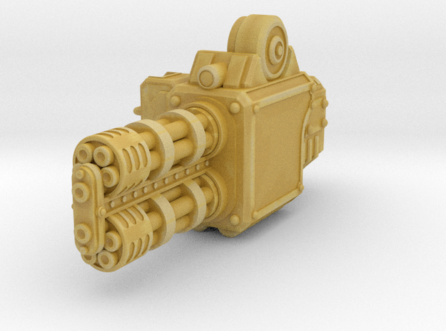Crusader Dreadnought Gatling Cannon (RIGHT) in Tan Fine Detail Plastic