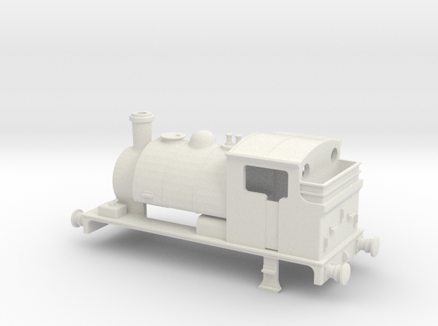 OO NWR Class 6 (Edwards) in White Natural Versatile Plastic