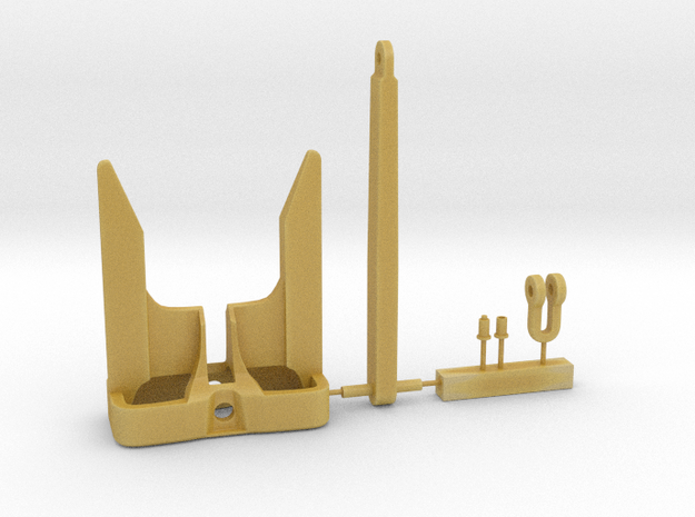 1/48 US Eells Salvage Anchor KIT in Tan Fine Detail Plastic