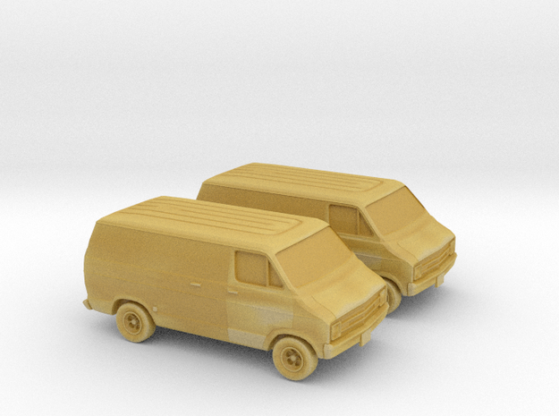 1/148 1976 Dodge Van in Tan Fine Detail Plastic