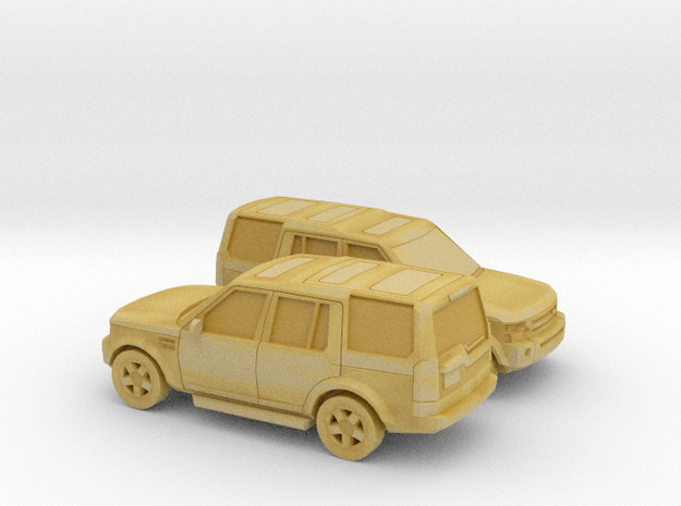 1/200 2X 2004-09 Land Rover Discovery in Tan Fine Detail Plastic