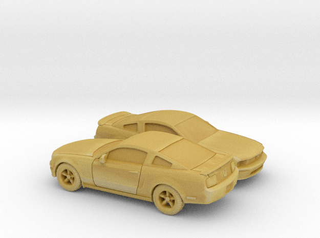1/160 2X  2007 Ford Mustang Stock Version in Tan Fine Detail Plastic