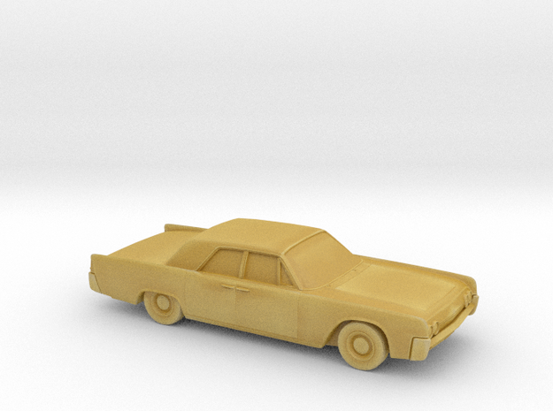 1/220 1962 Lincoln Continental Sedan in Tan Fine Detail Plastic