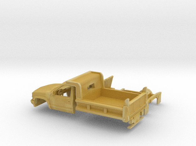 1/87 1990-98 Chevrolet Silverado RegCab Dump Kit in Tan Fine Detail Plastic