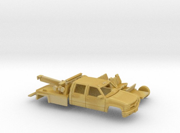 1/87 1990-98 Chevy Silverado CrewCab Wrecker Kit in Tan Fine Detail Plastic