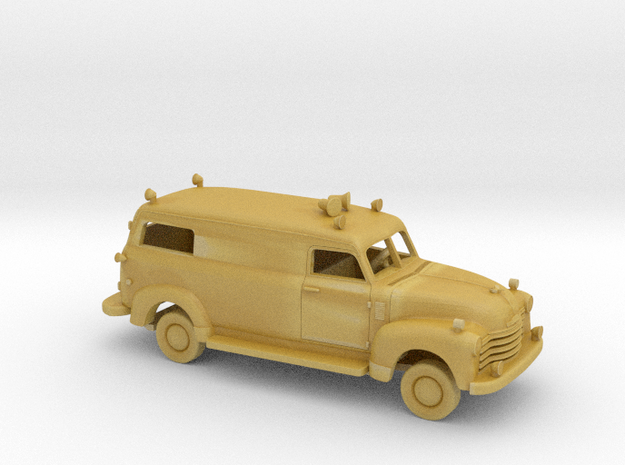 1/160 1947-54 Chevrolet Ambulance Kit in Tan Fine Detail Plastic