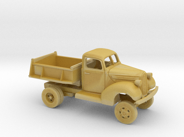 1/87 1939-41 Ford One and a Half Ton Dump Bed Kit in Tan Fine Detail Plastic
