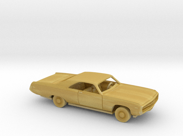 1/64 1970 Chrysler 300 Kit in Tan Fine Detail Plastic