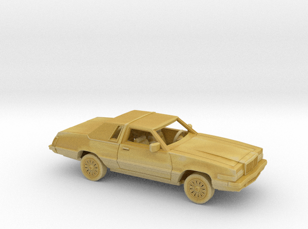 1/160 1980 Ford Thunderbird Kit in Tan Fine Detail Plastic