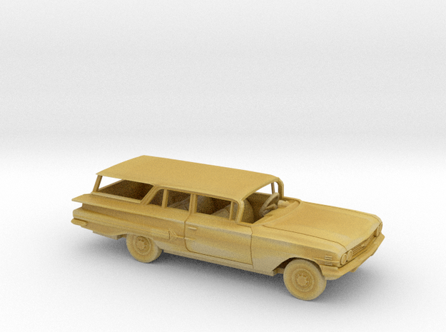 1/87 1960 Chevrolet Impala 2Door Station Wagon Kit in Tan Fine Detail Plastic