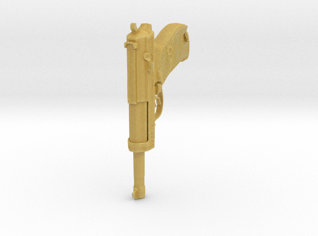 1/3 Scale Walthers P38 Pistol  in Tan Fine Detail Plastic