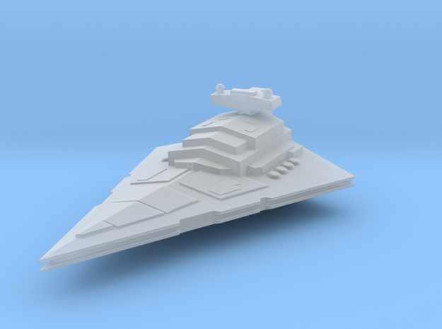 7.7 cm Star Destroyer in Clear Ultra Fine Detail Plastic